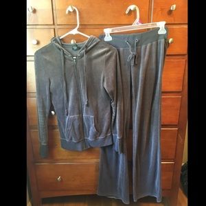 Charcoal Gray Sweatsuit